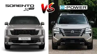 2025 Kia Sorento PHEV vs 2025 Nissan Rogue E-Power Compared | SUV Battles! | MotorNation