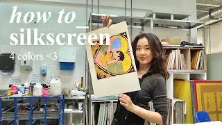 how i silkscreen 4 colors & tips for common mistakes!