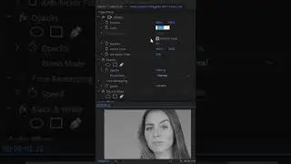 (←This effect) Black and White with Scale Down | Tutorial Premiere Pro | 20 Seconds Tutorial 