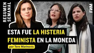 Esta fue la HISTERIA FEMINISTA en La Moneda