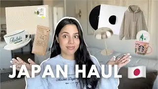 JAPAN HAUL 🇯🇵 | home decor, clothes, food, gifts and more!