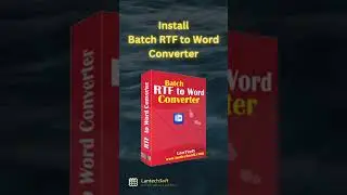 How to Convert RTF Files in Word Files? Link in Description