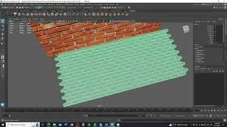 Modeling a Brick Wall in Autodesk Maya 2024, Part 3