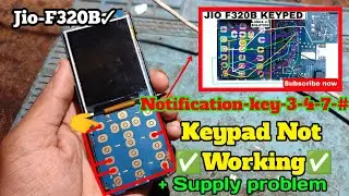 jio f320b notification-key 3 4 7 hash keypad not working ✅ jio f320b 3-4-7 button problem 