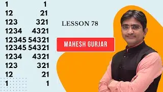 #78 | Pattern 24 | Complete C Programming | Hindi