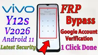 Vivo Y12s FRP Unlock Android 11 | V2026 Frp Bypass | Bypass Google Account Latest Security