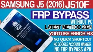 Samsung j5 6 j510f frp bypass / Samsung J510f Frp bypass | Samsung j510f frp bypass youtube update