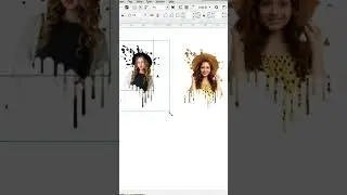 Dripping effect in coreldraw | Dripping Effect | Splatter Effect | Coreldraw Editing Tutorial