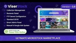 VISERSTOCK - ULTIMATE MICROSTOCK MARKETPLACE INSTALLATION