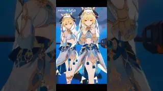 【Genshin Impact 'SHORTS' MMD／4K／60FPS】Traveler Sisters！