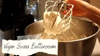 VEGAN swiss buttercream recipe (VEGAN, GLUTEN-FREE)