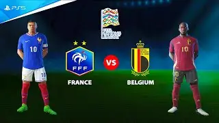 FC 24 | FRANCE VS BELGIUM |  UEFA NATIONS LEAGUE 24/25 FULL MATCH | 4K