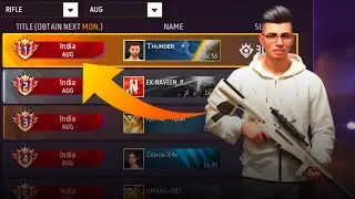 Aug Weapon Glory Pushing | Pushing Top 1 Title in Aug After OB44 Update