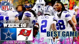 Cowboys vs. Buccaneers FULL HIGHLIGHTS [Week 16] | NFL Highlights 2024