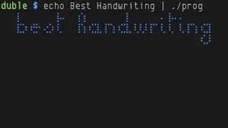 Best Handwriting, using Braille, IOCCC 2015 winner
