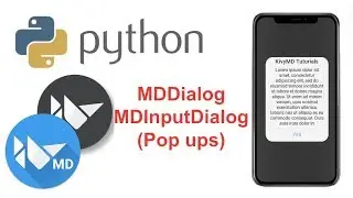 Learn to Make Beautiful Mobile Apps in Python | KivyMD Tutorial - MDDialog (Pop Ups)