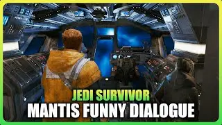 Star Wars Jedi Survivor - Post Game Dialogue on the Mantis with Cal Kestis, Merrin, Greez and Kata