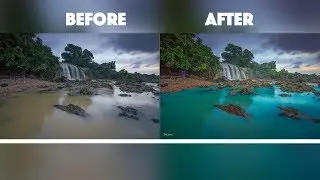 How To Change The Color Water | Photoshop Tutorial