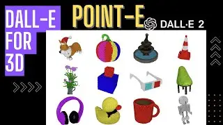 OpenAI Point-E - DALL-E for 3D - AI Text-to-3D Point Clouds - Part 1