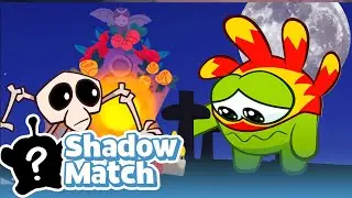 Lets play and match all the shadows in this funny cartoon 🚀 Om Nom Stories