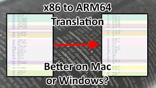 x86 Emulation on Arm CPUs - Better on Windows or macOS?