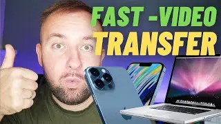 How To Transfer Large Videos From iPhone To MacBook ( VERY FAST )
