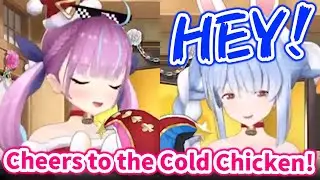 Aqua Roasts Pekora On Pekoras Christmas Party stream【Hololive/Eng sub】