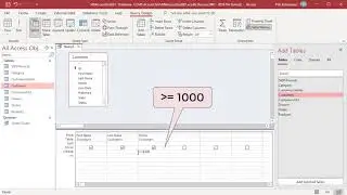 Query Criteria for Numeric Fields in MS Access - Office 365