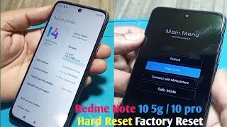 Redmi Note 10 hard reset pattern unlock password unlock | factory reset easy trick with keys