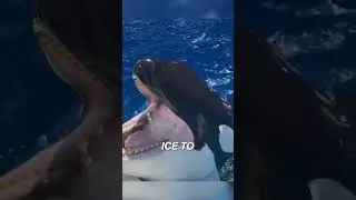 Why do orcas eat ice?