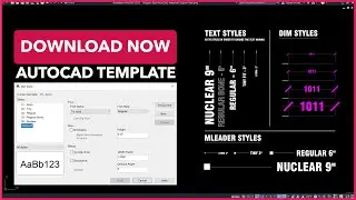 Creating Text styles and Dimension in AutoCAD | AutoCAD template |  Vigram Vasi - Day 03