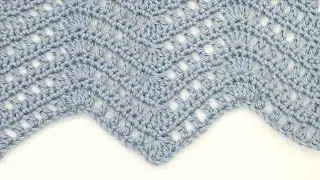 Learn How to Crochet a Stunning Lacey Ripple stitch in Minutes!