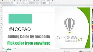 Adding Color by Hex Code to Corel Draw Project