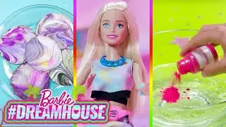 Barbie Россия | Самодельный Розовый Блестящий 💝 Слайм и Пирожные-Единорожки 🦄 с ГРУППОЙ ЭКСТРА | +3