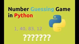 Number guessing game in python- great for beginners