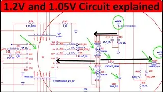 Understanding 1.2V and 1.05V chipsets power Circuits - Laptop Motherboard Repair - HP Compaq CQ515