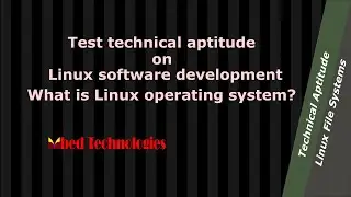 A technical question on composition of linux operating system