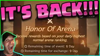 HONOR of ARENA is Back in Souls!!!