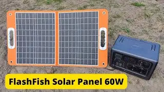 Огляд FlashFish Solar Panel 60W - Сонячна панель для зарядки ваших гаджетів 🔥🔥🔥