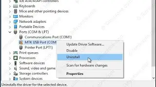 MTK VCOM USB Drivers installation