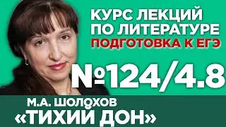 М.А. Шолохов «Тихий Дон» (книга четвертая, содержательный анализ) | Лекция №124/4.8