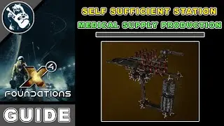 X4 Foundations Station Building Guide: Medical Supply Production (Building x4 Guide)