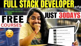 Epic😳FREE Full Stack Developer COURSES to learn in 30DAYS🔴💯