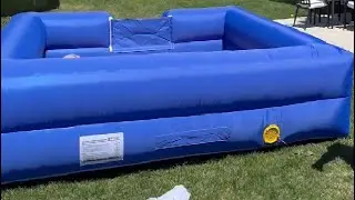 OZIS 10FT Ball Pit Inflatable Foam Pit with Built in Blower Review, SO MUCH FUN!