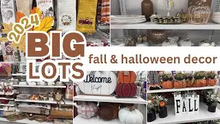 2024 BIG LOTS FALL & HALLOWEEN DECOR : FALL DECOR SHOPPING VLOG