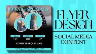 How to design a flyer using Canva | Flyer Design Tutorial