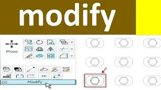 How To Use Modify Property in Autocad fast