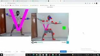 Pose Classification results into Unity Webgl using browser scripting.