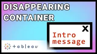 Create a disappearing container in Tableau