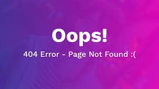 PHP 404 Error Page